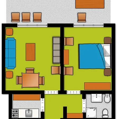 شقة فندقية Garden Lido 3*